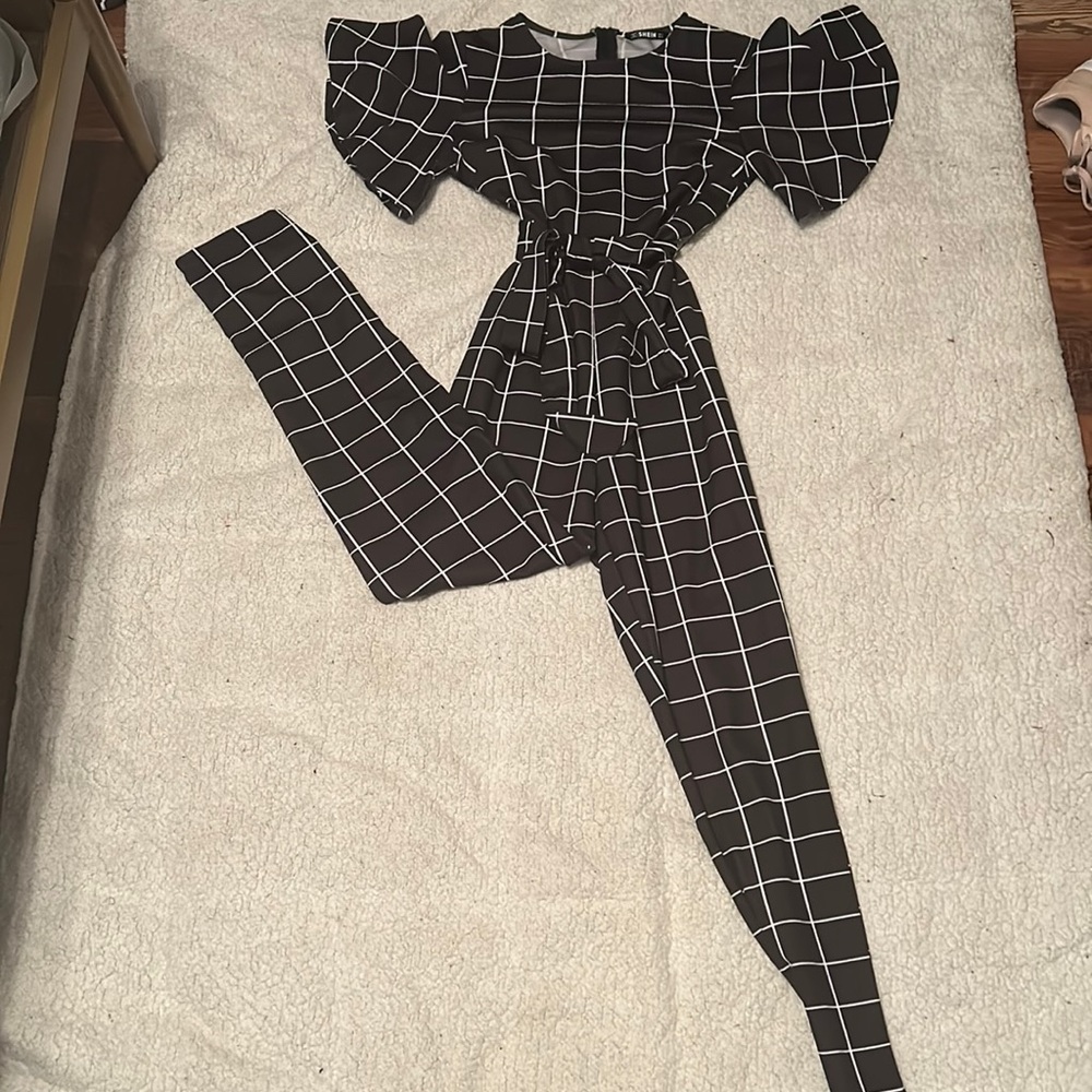 Black and White Jumpsuit